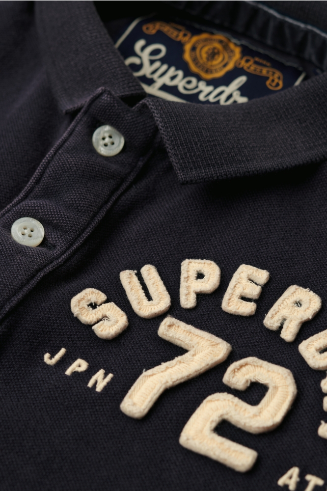 VINTAGE ATHLETIC POLO M1110396A 98t eclipse navy
